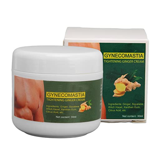 Crema de Jengibre para Apretar la Ginecomastia, Crema Reafirmante de los Músculos Pectorales de Fitness Crema Reductora de Celulitis en el Pecho Crema Reductora de Celulitis Crema Reafirmante en el Pe