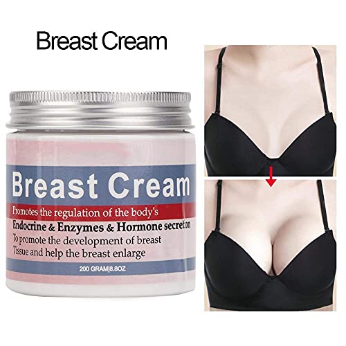 Crema para Agrandar Los Senos, Crema Hidratante para Agrandar Los Senos y Glúteos, Reafirmante y Reafirmante para el Cuidado del Pecho - 200g