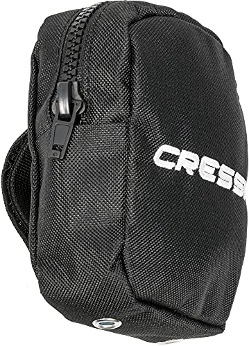 Cressi Back Weight Pockets - Buceo peso bolsills, Negro