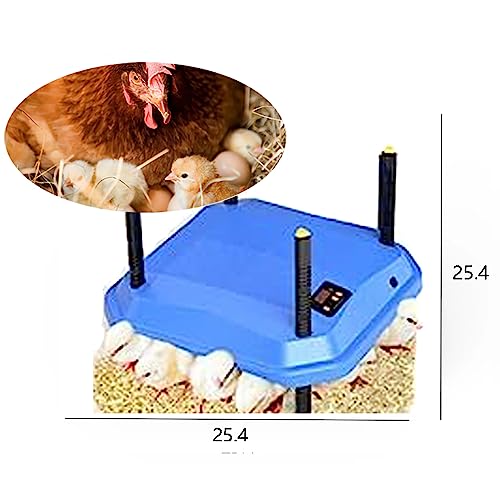 Criadora,Criadora de Pollitos,Calentador de pollos,25x 25con ángulos de inclinación de Altura Ajustable Calentadores - Bajo Consumo para la Cría de Pollitos, Patitos, Codornices y Pájaros