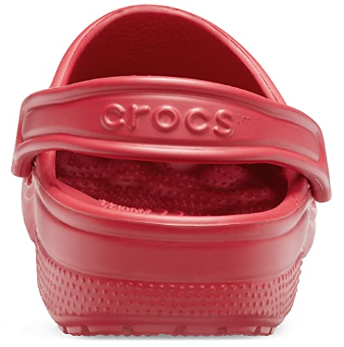 Crocs Classic Clogs (Best Sellers), Zuecos Unisex adulto, Rojo Pepper, 45/46 EU