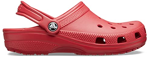 Crocs Classic Clogs (Best Sellers), Zuecos Unisex adulto, Rojo Pepper, 45/46 EU