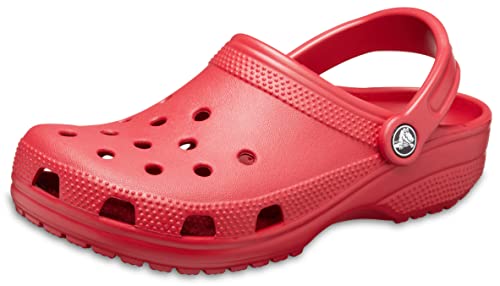 Crocs Classic Clogs (Best Sellers), Zuecos Unisex adulto, Rojo Pepper, 45/46 EU