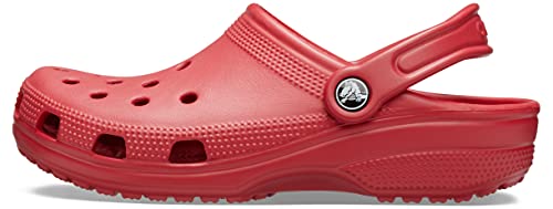 Crocs Classic Clogs (Best Sellers), Zuecos Unisex adulto, Rojo Pepper, 45/46 EU