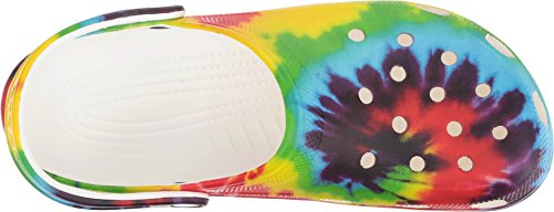 Crocs Classic Tie Dye Clogs, Zuecos Unisex Adulto, Multicolour, 37/38 EU