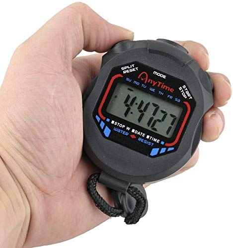 Cronómetro digital racing sports gym reloj detección bicicleta