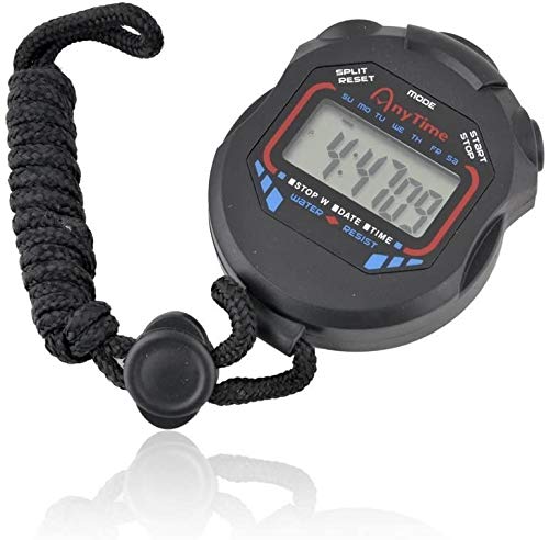 Cronómetro digital racing sports gym reloj detección bicicleta