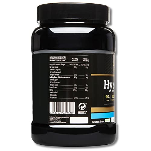 Crown Sport Nutrition HyperDrink 90, Bebida con 90 gramos de carbohidratos en 500 ml y un plus de sodio. Con Maltodextrina y Fructosa en ratio 1:0,8 y sal marina (Bote con 16 tomas)