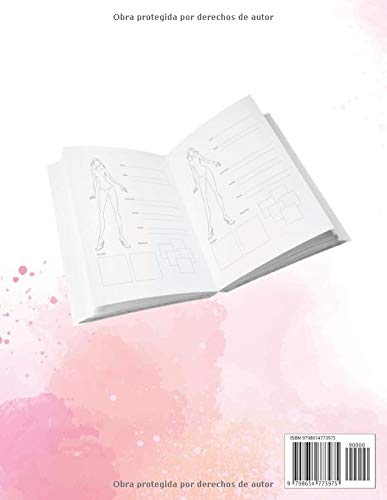 Cuaderno de bocetos de moda: 100 plantillas de modelos femeninas para diseñar tu ropa