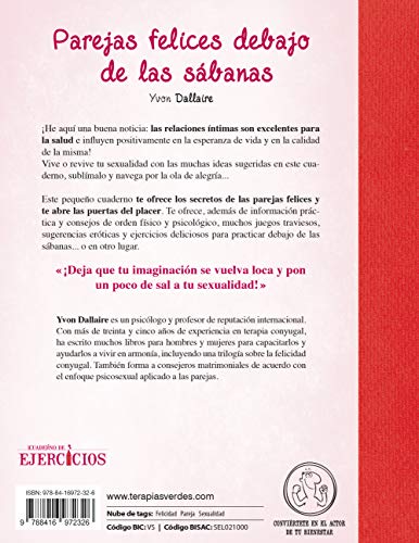 Cuaderno de ejercicios para parejas felices debajo de las sábanas (Terapias Cuadernos ejercicios)