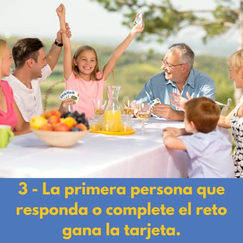 ¿Cuánto conoces a tu Familia? Un Divertido Juego de Cartas Familiar Lleno de Pruebas y desafíos para Ver quién Conoce Mejor a la Familia! Juego de Mesa, para Adultos y Niños