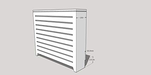 Cubre radiadores lacados. Diferentes Medidas. También fabricamos a Medida. Consultar: info@greca.info Tfno 948312264 (94 * 19 * 87 cms)