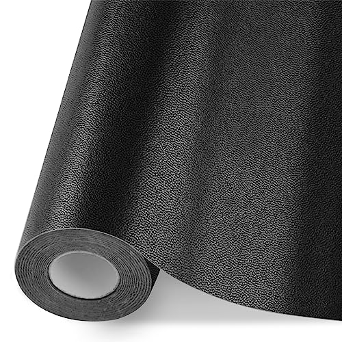 Cuero Adhesivo Parches, Polipiel Adhesiva Para Tapizar Negro, 30x200 cm, Negro Reparación De Cuero Parches, Piel Para Tapizar, Parche De Cuero Adhesivo Para Sofás, Asientos De Coche, Cabecera (Negro)