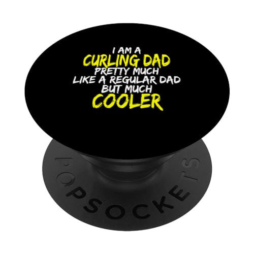 Curling Equipo de Curling Día del Padre Jugadores de Curling PopSockets PopGrip Intercambiable