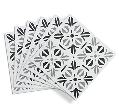 d-c-fix suelo vinilo autoadhesivo Patrones de cubia - 11 losetas - impermeable, duradero, decorativo vinilico - baldosas azulejos adhesivos PVC - para cocina, baño y salón - 30,5 x 30,5 cm