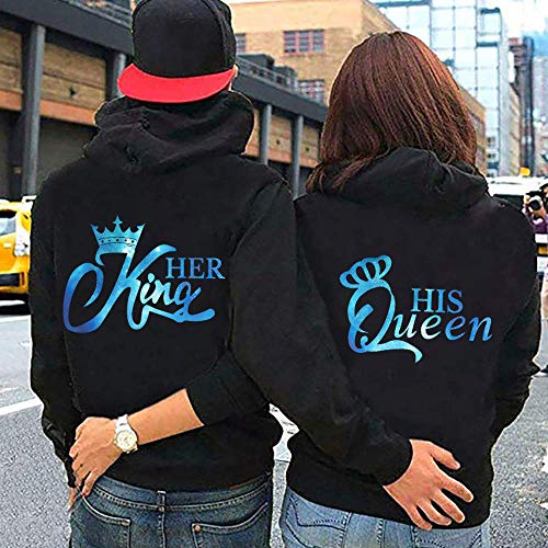 Daisy for U King Queen Couple Set Sudadera con Capucha