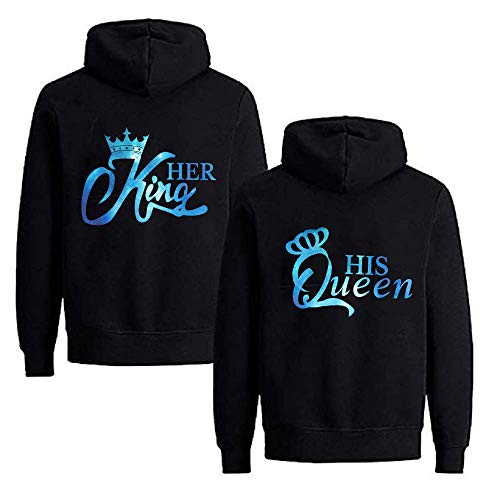 Daisy for U King Queen Couple Set Sudadera con Capucha