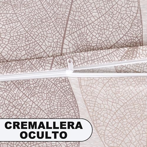 DALINA Textil - Fundas Nórdicas Cama 150 de 4 Piezas - Fundas Poliéster Nórdico 230x220 con 2 Fundas de Almohada 45x70 y Bajera Ajustable 150x190x20, Patrón Moderna de Poliéster Estampado