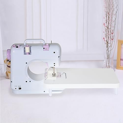 Dancal Mesa de extensión de plástico para máquina de coser, mesa deslizante para máquina de coser eléctrica 505A, accesorios