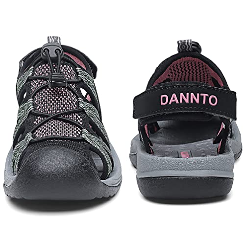 Dannto Sandalias Deportivas Mujer para Verano Exterior Senderismo Ligeras Antideslizantes Trekking Deportivas Casuales Sandalias de Playa