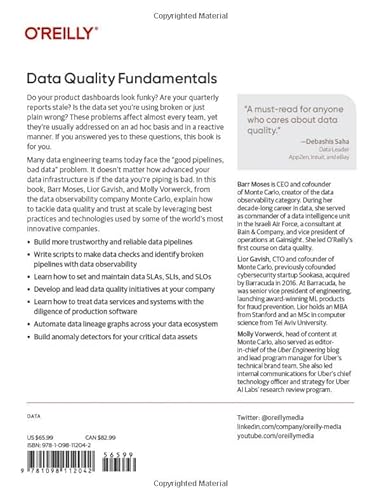 Data Quality Fundamentals: A Practitioner's Guide to Building Trustworthy Data Pipelines