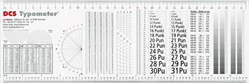 DCS tipógrafo typometer