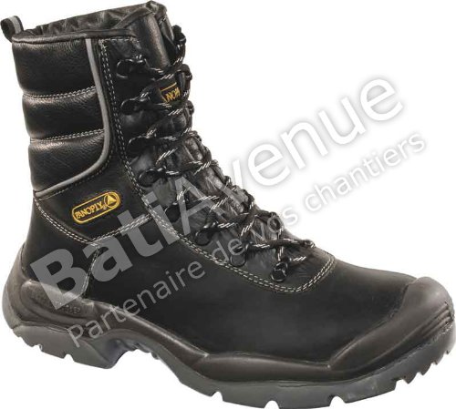 Delta plus calzado - Bota piel flor s3 negro talla 48