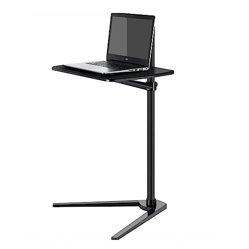 DEMYA Mesa Auxiliar Moderna TV Tray Table Mobile Lift Laptop Floor Stand Aluminio Altura Ajustable Mesita de Noche Sofá Escritorio para Tableta Notebook Mesa de té Mesas de Centro