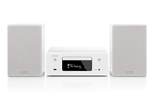 Denon Ceol/N10 - Microcadena con conexión en Red Wi-Fi, Color Blanco