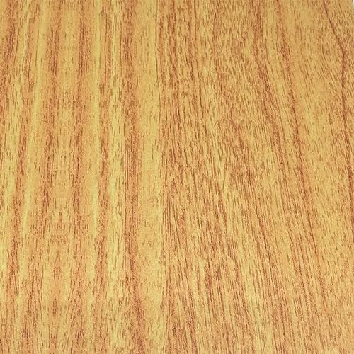 Deolven Vinilo Adhesivo Muebles, Cinta Impermeable de Chapa Madera Canto para Reparación de Pisos, Encimera, Rodapies, Puertas, Paredes(Textura de Roble Oro 5,7cm x 4,57m)