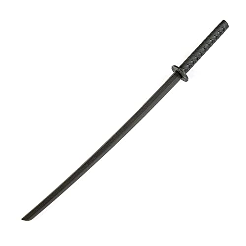 DEPICE Bokken - Set de plástico Duro Saya, 101 cm, 600 g, Iaido, Aikido, Bokuto, Color Negro