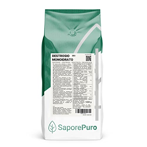 DEXTROSA EN POLVO - Ideal para helados y sorbetes - 1 KG