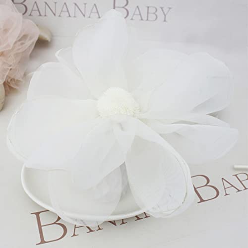 Diademas de Bebe Niñas,3 Piezas Bebé Diadema Pelo Cintas Diademas Florales Niñas Banda Para Cabeza Accesorio para Bebé, Niña, Niño Pequeño, Niños Como Fiesta, Accesorios de Fotografía(Rosa)