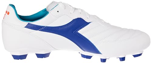 Diadora Brasil 2 R LPU, Zapatillas de fútbol Hombre, White Navy, 40 EU