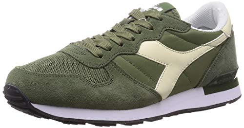 Diadora Camaro, Zapatillas Bajas Unisex Adulto, C6307 Olivine Silencioso Blanco, 43 EU