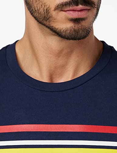 Diadora Camiseta SS Logo T-Shirt, Navy clásico, M Hombres