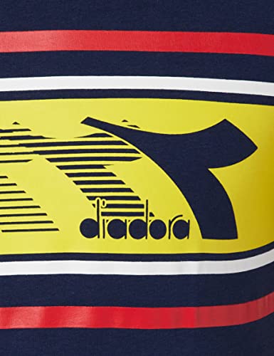 Diadora Camiseta SS Logo T-Shirt, Navy clásico, M Hombres