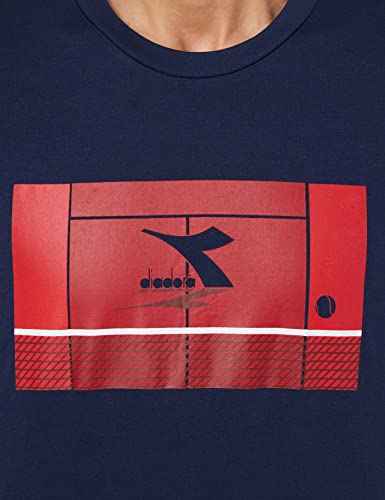 Diadora Camiseta SS Match Point, Navy clásico, L Hombres