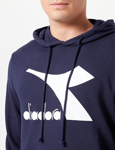 Diadora Capucha Core Hoodie, Navy clásico, 3XL Hombres