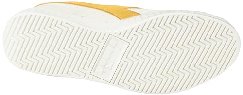 Diadora Game L Low Waxed Suede Pop, Zapatillas de Gimnasio Unisex Adulto, Caléndula Blanca, 43 EU