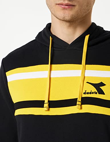 Diadora Hoodie Slam, Negro, 3XL Hombres