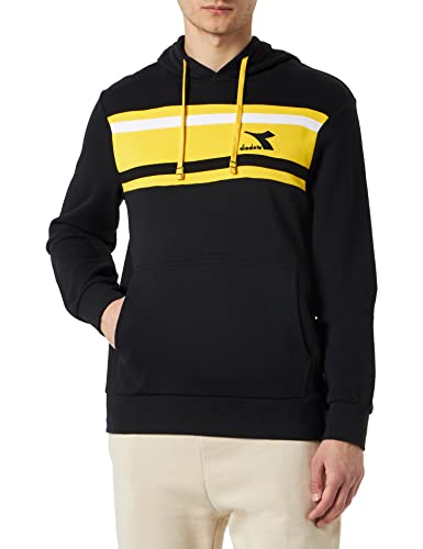 Diadora Hoodie Slam, Negro, 3XL Hombres