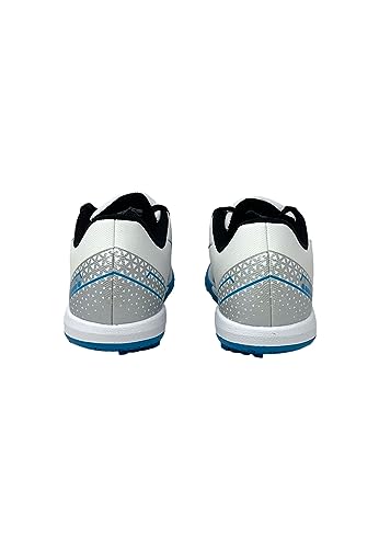 Diadora Pichichi 6 Tfr, Zapatillas de fútbol Hombre, White Blue Fluo Silver DD, 42 EU