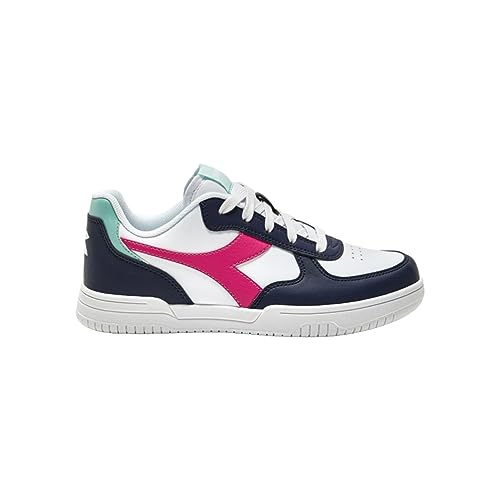 Diadora Raptor Low GS - Zapatillas para hombre y mujer para niños - Zapatillas deportivas Run 101.177720, D0593 Peacoat Fucsia Purple Pstl Tu, 36 EU