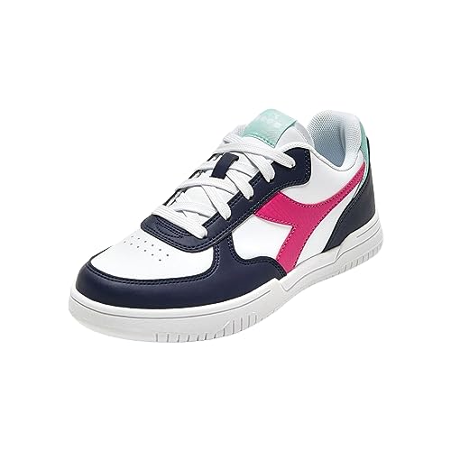 Diadora Raptor Low GS - Zapatillas para hombre y mujer para niños - Zapatillas deportivas Run 101.177720, D0593 Peacoat Fucsia Purple Pstl Tu, 36 EU