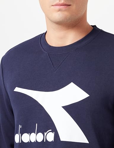 Diadora Sweatshirt Crew Core, Navy clásico, 3XL Hombres