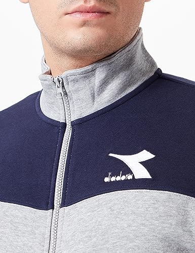 Diadora Tracksuit FZ Core, High Rise Melange/Azul CLÁSICO, S Hombres