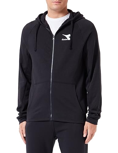 Diadora Tracksuit HD FZ Core, Negro, S Hombres