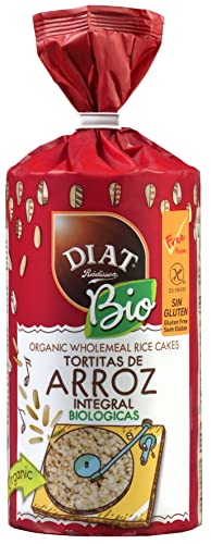 DIAT Radisson Tortitas de Arroz Sin Gluten BIO | Panqueques de Arroz Integral Inflado | Ligero y Digestivo | Tortitas de arroz integral | Producto Gluten Free | Apto para Veganos