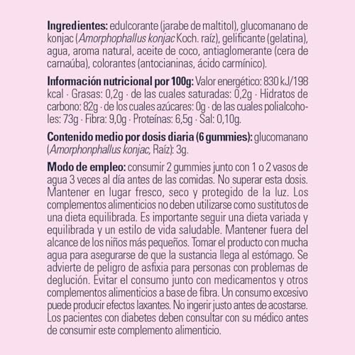 Dielisa Biform Slim Gummies con Glucomanano. Ayuda a Adelgazar. 40 gummies